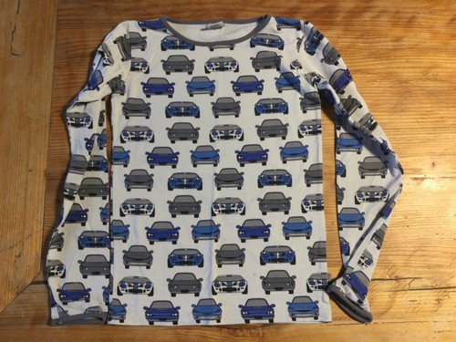 Smafolk longsleeve weiß autos - longsleeve,