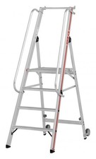 Plattformleiter mit kipprollen - mit,
