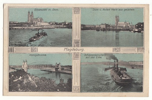 Litho magdeburg - ak,