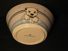 Set- Müslischale und Teller Ice Bear Auerhahn Porzellan Kinder Geschirr Schale 