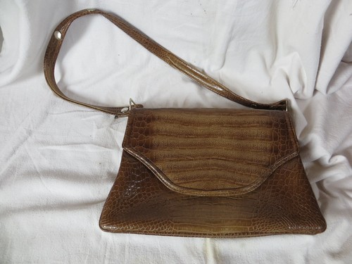 Vintage retro kroko leder - vintage,