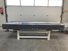 Messplatte Prüfplatte Granittisch luftgelagert 3000x1000 mm + 2x Flachschiene 