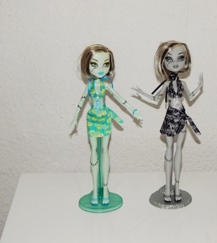 Monster high puppen - set, 2x
