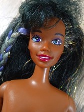 Vintage AA Barbiepuppe Splash N Colour Christie Kopfmarkung Mattel 1987 (18945)