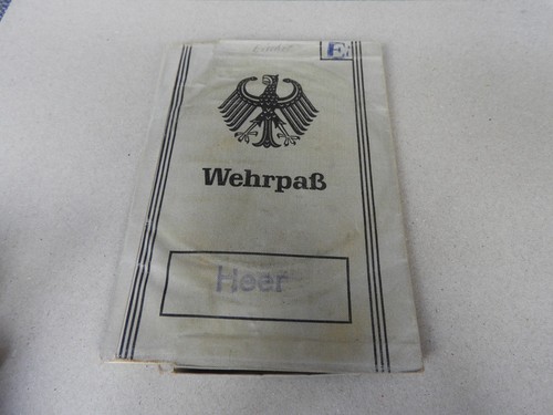 Wehrpass 1964 stabskp i - bw,