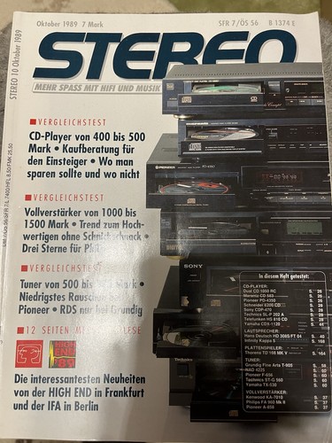 Zeitschrift stereo oktober - stereo,