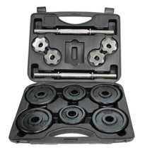 Kurzhantelset mit Koffer, 2x