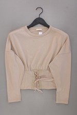 ✨ Zara Longsleeve-Shirt Classic Shirt für Damen Gr. 38, M Langarm braun ✨