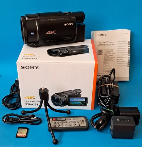 Camcorder sony fdr ax53 4k - sony,