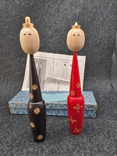 Kokeshi set aus japan - kokeshi, (2)