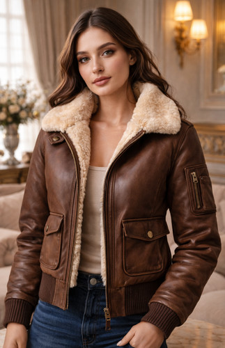 Braune damen echtleder - braune,