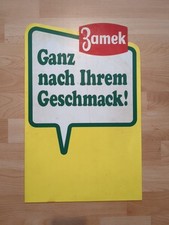 Zamek Schild Aufhänger Display Werbung  70er 80er Vintage RAR Tante Emma 