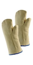 JUTEC Hitzeschutzhandschuhe Fauster 10 gelb Aramidgewebe mit dopp. Baumwollsc...