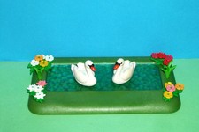 PLAYMOBIL ⭐ Zubehör ⭐ Teich mit Schwäne Sammelfiguren Sammlung Konvolut 28/119 ⭐