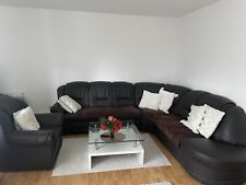 Dunkelgraue Couchgarnitur gebraucht im guten Zustand 550€ VB