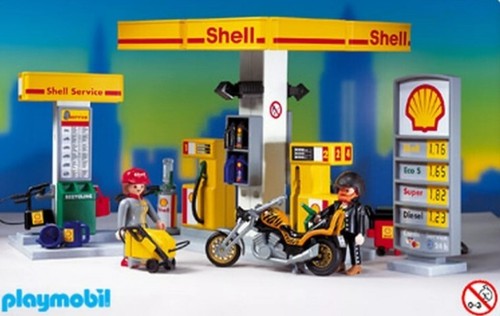 Playmobil shell tankstelle - shell,