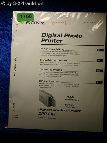 Sony bedienungsanleitung dpp - sony,