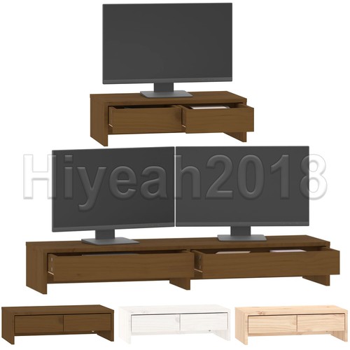 Monitorständer massiv holz - monitorständer,