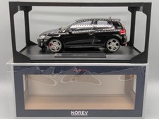Modellautos 1:18 Norev Volkswagen VW Golf VI GTI schwarz 2009 mit OVP