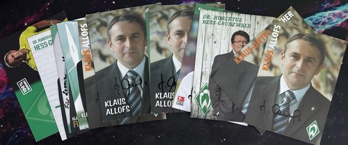 Werder bremen autogrammkarten - werder,