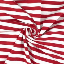 French Terry Stoff gestreift