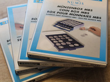 4 Leuchtturm Münzboxen "Numis" - 4x Münzbox