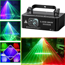 RGB Laser Licht Projektor Strobe Beam DMX Bühnenlicht Lichteffekt Disco DJ Party