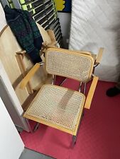 2 Freischwinger Wiener Geflecht / Rattan Chrom Vintage, Thonet Replikation  