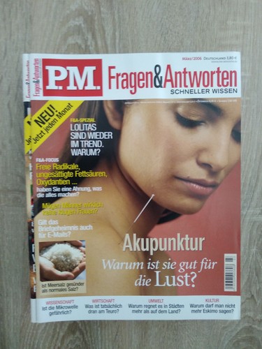 Zeitschrift heft magazin m - heft, p.m