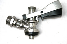 KEG-Fassanschluss für Korbfitting, KEG-Zapfkopf, KEG-Verschluss, Hobbybrauer