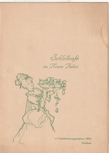 Ddr speisekarte potsdam - ,