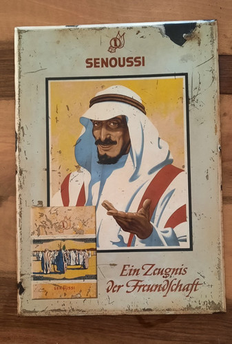 Altes emailschild senoussi - altes, "senoussi
