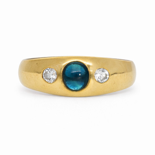 Gold ring 750 gelbgold - 750,
