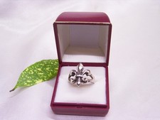 STERLING- SILBERRING "FLEUR DE