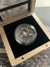 2021 Zeus 2 oz Gold vergoldet