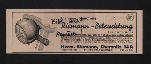 Chemnitz werbung 1934 - 1934,, herm