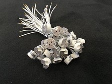 50 x Halogenfassung MR16 125mm inkl. Kabel für LED oder Halogenlampen 