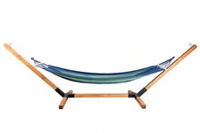 Hängemattegestell mit Hängematte Gestell Holzgestell Hängeliege Stabil