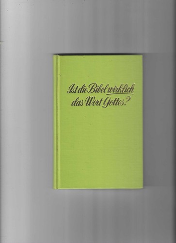 Ist die bibel wirklich - ist,