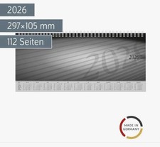 Schreibtischquerkalender 2026