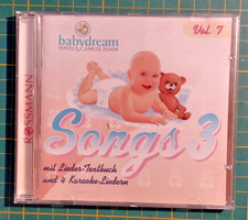 Kinderlieder-CD, Babydream-Songs 3 -Vol.7- v.Rossmann, 2001