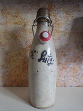 Alte Steingut-Bierflasche