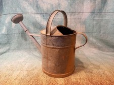 alte Zink-Gießkanne " Rund