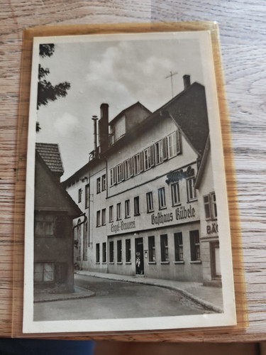 Ansichtskarte schwäbisch - ansichtskarte,