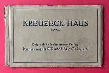 Leporello Album mit 10 x AK GARMISCH PARTENKIRCHEN Kreuzeck Haus  ( 148322