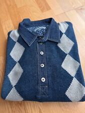 BLUE WILLIS Pullover Denim, XL, Langarm, Grobstrick, 'B'W'