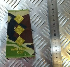Yarm School's Combined Cadet Force CCF Woodland DPM Camo Rangfolien - NEU