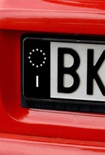 2x Nummernschild Kennzeichen
