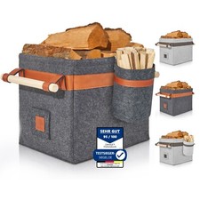 OAKAGE® Holzkorb Kaminholz Kaminholzkorb Filzkorb Feuerholzkorb Brennholzkorb