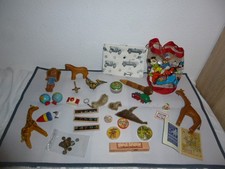 Sammlung altes Spielzeug Blech Holz Laterna Magica Giraffe Kreisel Globus Wackel